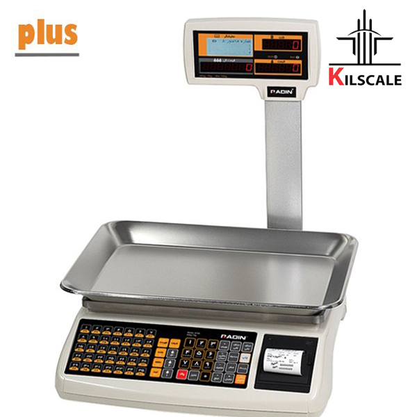 ترازو فروشگاهی دیجیتال پرینتردار رادین مدل 6700 Plus ظرفیت 40 کیلویی