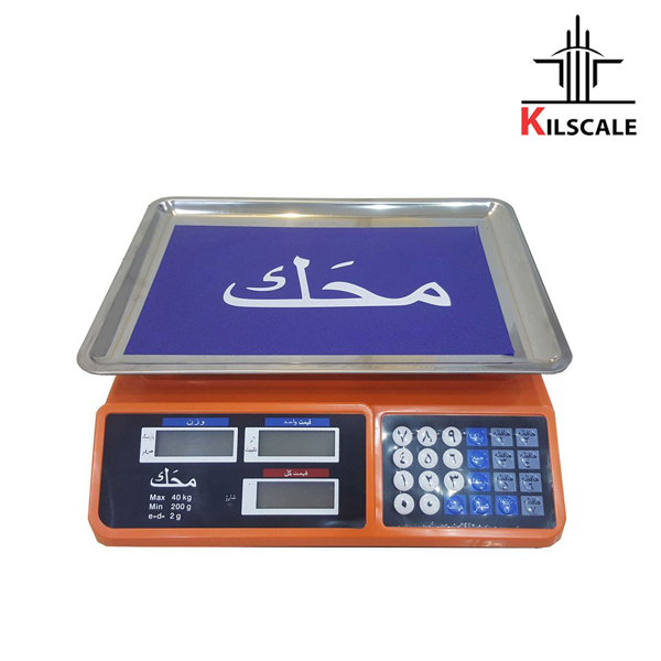 Satrio piece counter scale ترازو فروشگاهی محک بدون علمک ظرفیت 40 کیلویی - تصویر 1