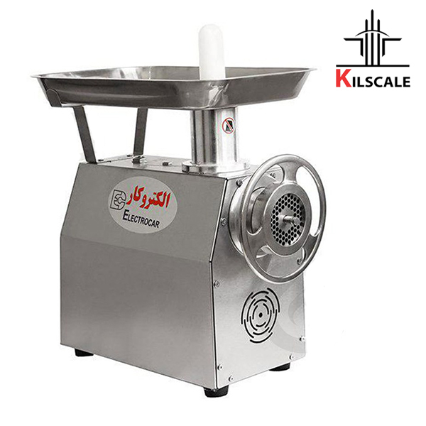 چرخ گوشت صنعتی گیربکسی رومیزی الکتروکار مدل EC-19 تیغه 32 گلویی استیل