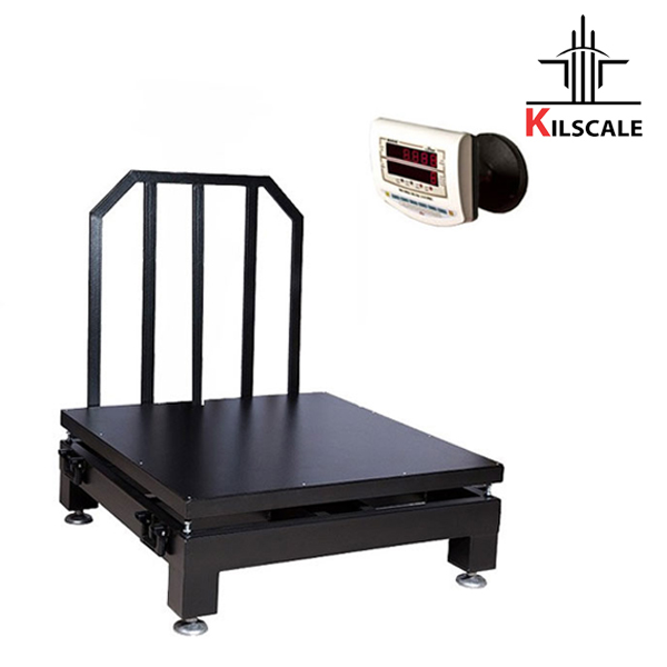 باسکول محک سینی گالوانیزه 100×100 نمایشگر دیواری 1.5 تنی