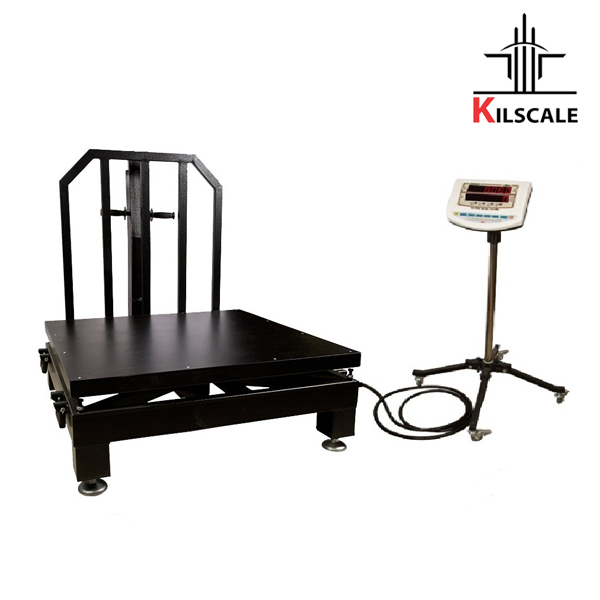 باسکول محک ثابت گالوانیزه 100×100 نمایشگر متحرک 1 تن