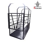 باسکول دامکش صنعتی با ابعاد کفه 2 در 1 متر و ساخته‌شده از پروفیل سنگین 40*80