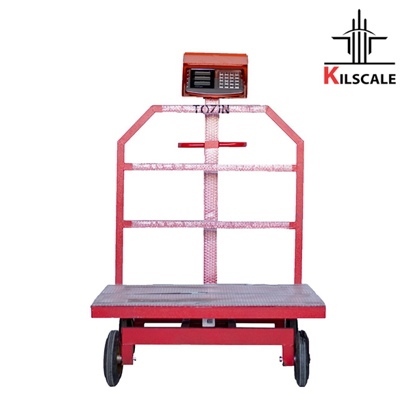 باسکول توزین چرخ ریلی 500 کیلویی ابعاد 80*80
