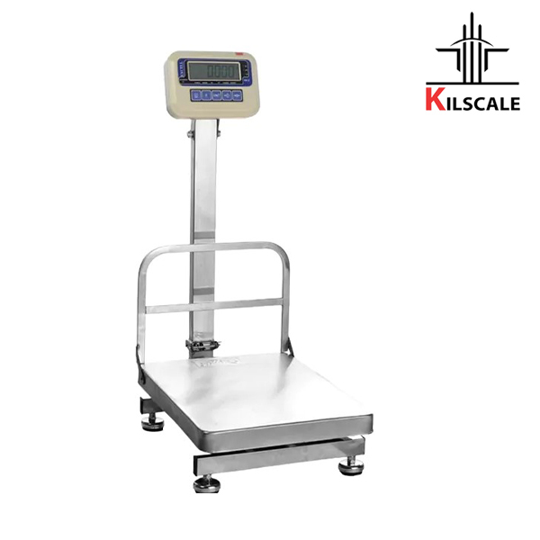 Binazir MB201SS - SB12 folding all-steel scale, capacity 200 kg خرید باسکول استیل تاشو دویست کیلویی