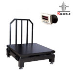 باسکول محک سینی گالوانیزه 100×100 نمایشگر دیواری 1.5 تنی