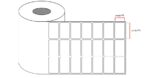 لیبل پی وی سی 25×35 میلیمتر سه ردیف - رول 6000 عددی - تصویر 4