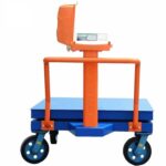 باسکول چرخ دار 1500 کیلویی کارا توزین مدل ED1500L - تصویر 4