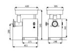 چرخ گوشت 32 آرتکس مدل A/E32 - تصویر 2