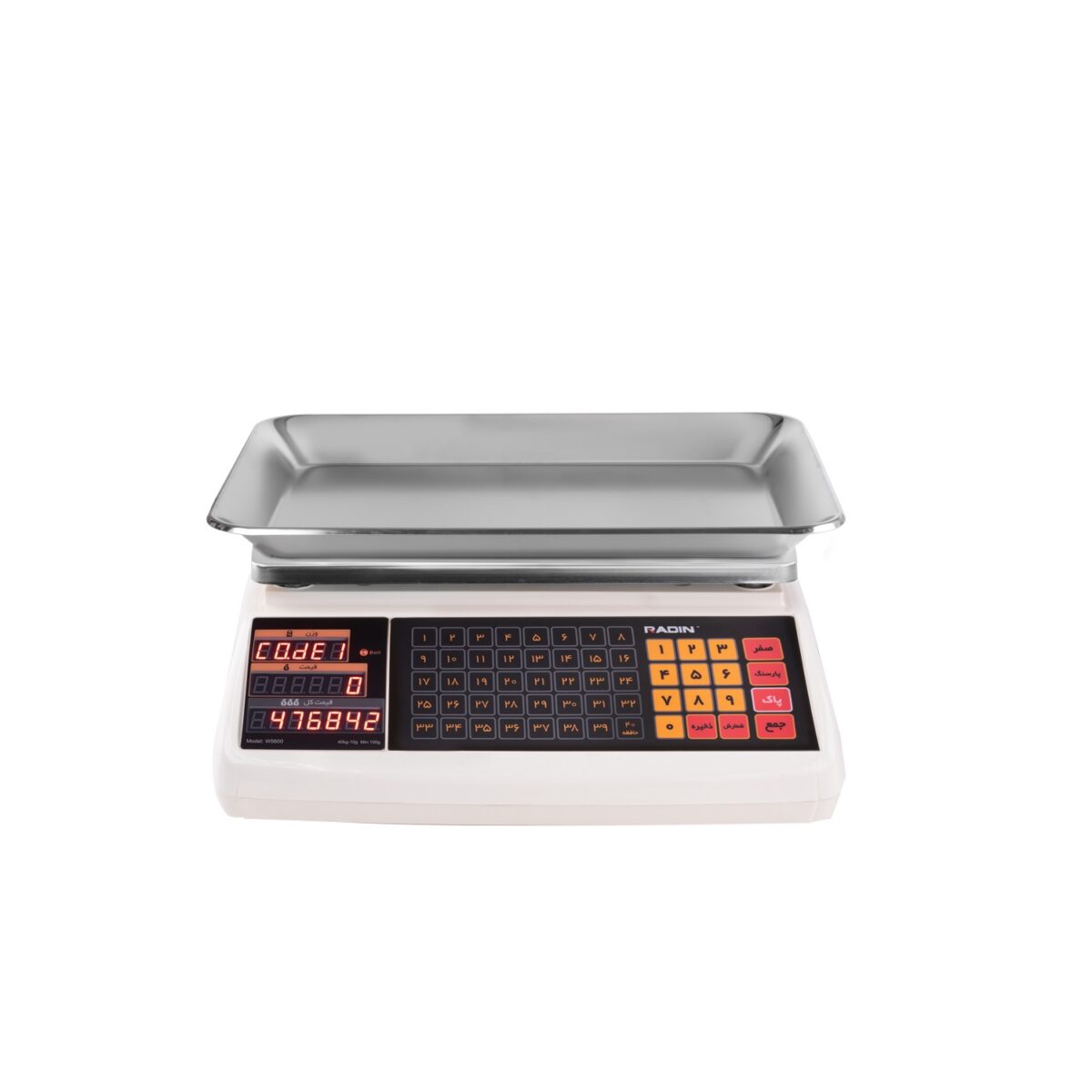 ترازوی فروشگاهی رادین مدل W5600 بدون علمک - تصویر 2
