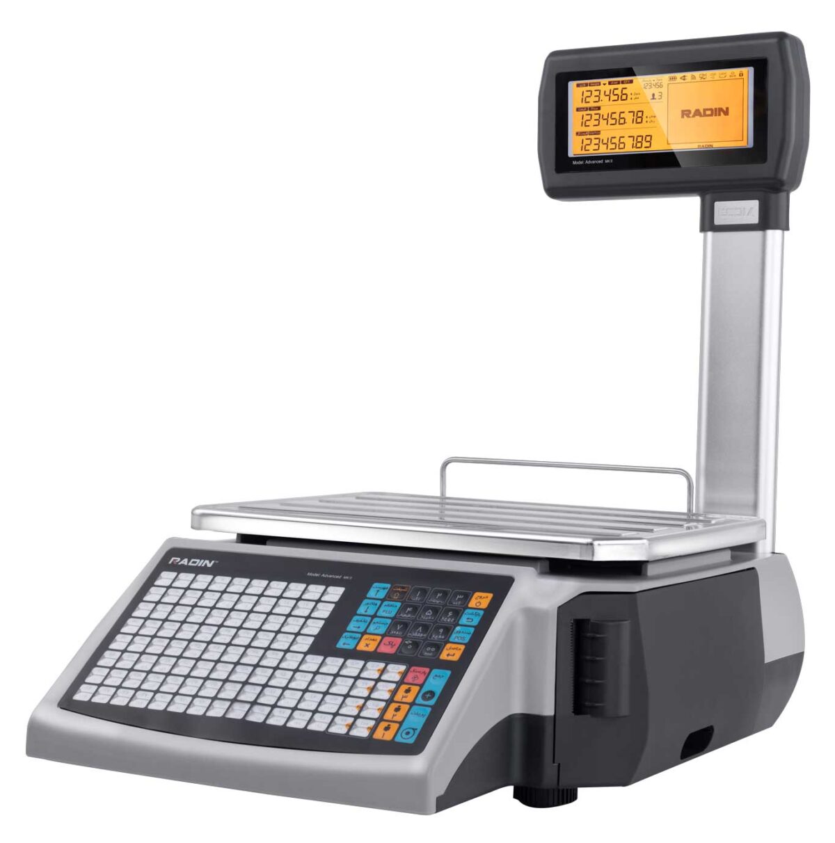 ترازوی رادین لیبل پرینتر مدل MKII RFID (۴۰ کیلویی علمک دار) - تصویر 2