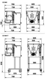 چرخ گوشت مخلوط کن مینروا مدل C/E901 - تصویر 5