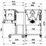 چرخ گوشت میکسردار مینروا مدل C/E902 - تصویر 6