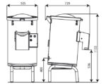 پوست گیر 30 کیلویی مینروا مدل C/E PP30T - تصویر 4