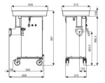 چرخ گوشت ایستاده مینروا مدل C/E660 F - تصویر 5