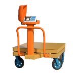 باسکول بی نظیر 1500 کیلویی مدل MBH1501P نمایشگر SB71 لیبل زن چهار لودسل