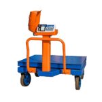 باسکول بی نظیر 1500 کیلویی مدل MBH1503PT نمایشگر SB73 لیبل زن