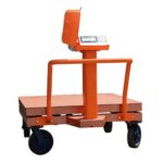باسکول چرخ دار 1000 کیلویی کارا توزین مدل ED700 - تصویر 4