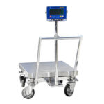 باسکول بی نظیر 600 کیلویی چرخدار ضد آب مدل MBL601SS نمایشگر QWS
