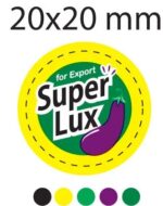 لیبل میوه سوپرلوکس 20×20 تک ردیفه 2300 عددی - تصویر 6