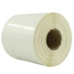 لیبل پی وی سی 25×35 میلیمتر سه ردیف - رول 6000 عددی - تصویر 2