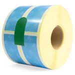 لیبل کشتارگاهی 200×30 آبی دو ردیفه 500 عددی