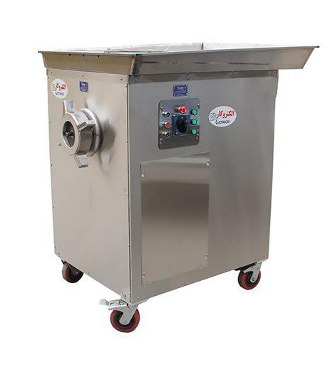 چرخ-گوشت-الکتروکار-ec02 چرخ گوشت صنعتی الکتروکار مدل EC-02 تمام استیل 15 اسب بخار - تصویر 1